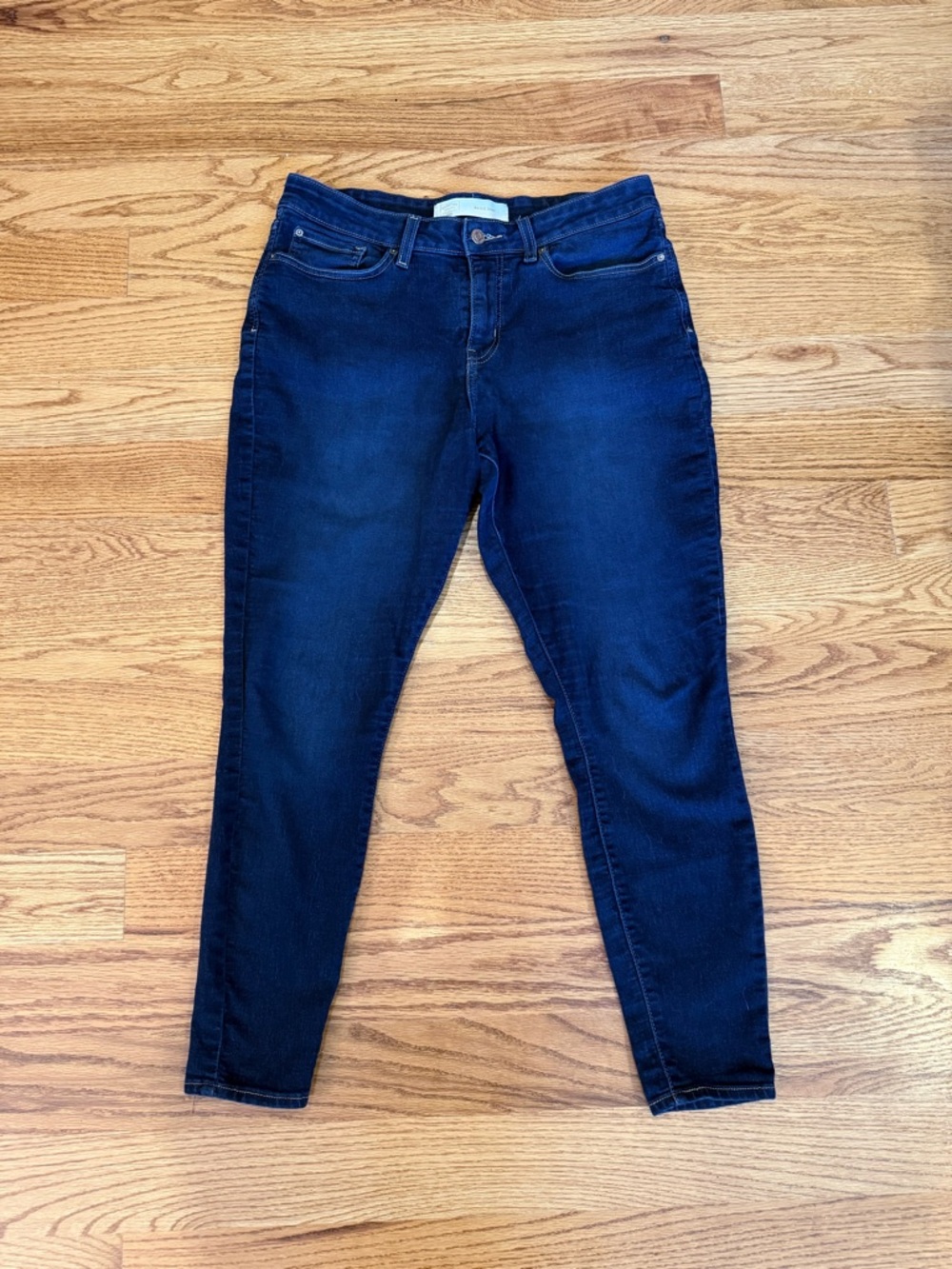 Signature by Levi Strauss Dark Blue Skinny Jeans